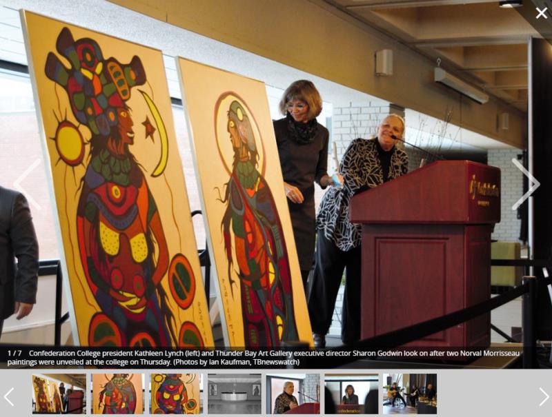 Following up Returned Norval Morrisseau paintings unveiled 40 years after theft