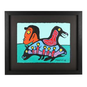 Artworks by Canadian artists Maud Lewis Adelard Brousseau and Norval Morrisseau are in Miller & Mil